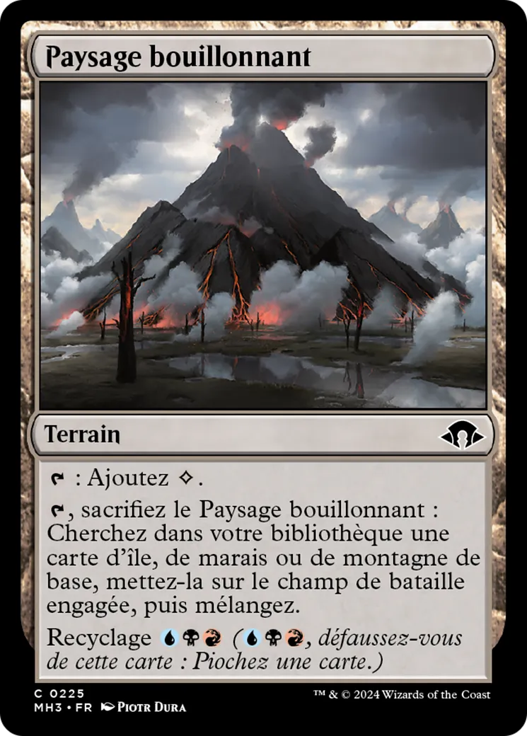 Paysage bouillonnant — Modern Horizons 3 — Magic: The Gathering