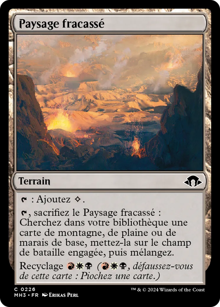 Paysage fracassé — Modern Horizons 3 — Magic: The Gathering