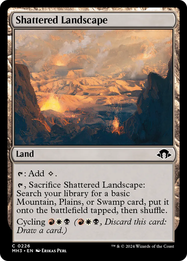 Paysage fracassé — Modern Horizons 3 — Magic: The Gathering