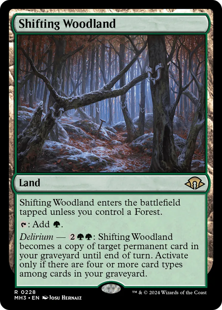 Shifting Woodland — Modern Horizons 3 — Magic: The Gathering