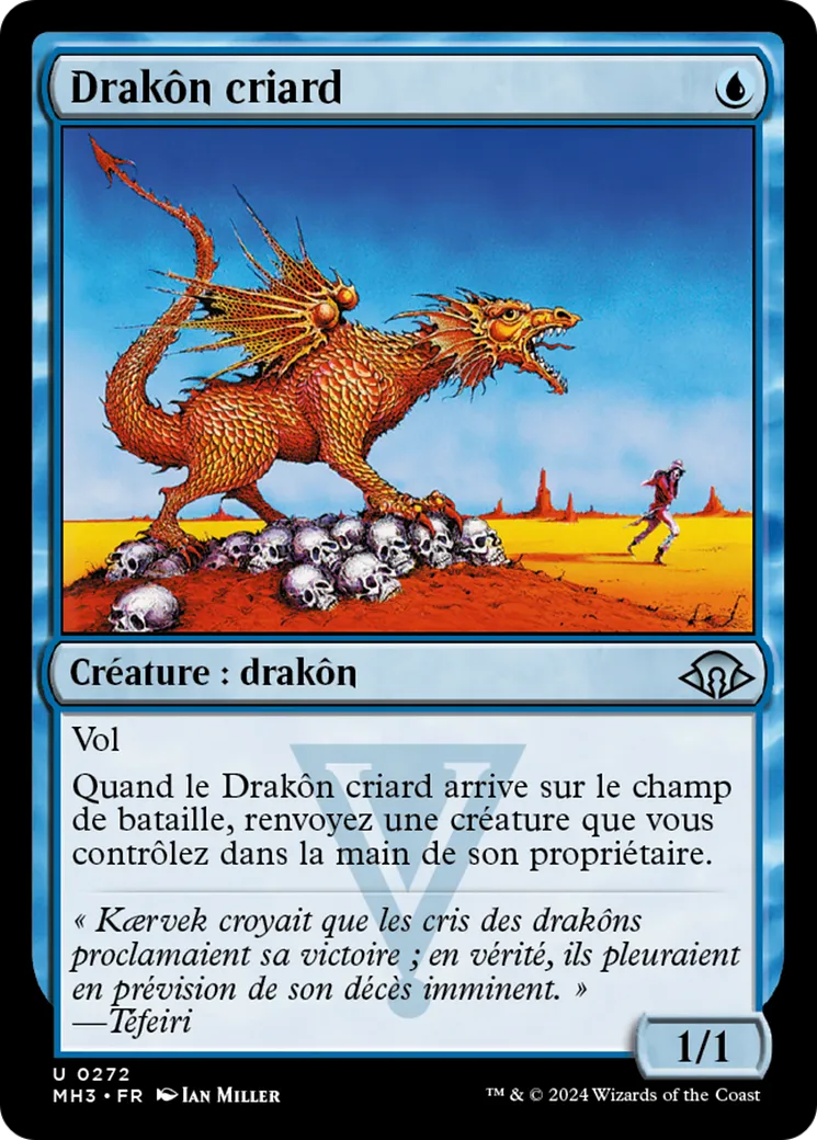 Drakôn criard — Modern Horizons 3 — Magic: The Gathering