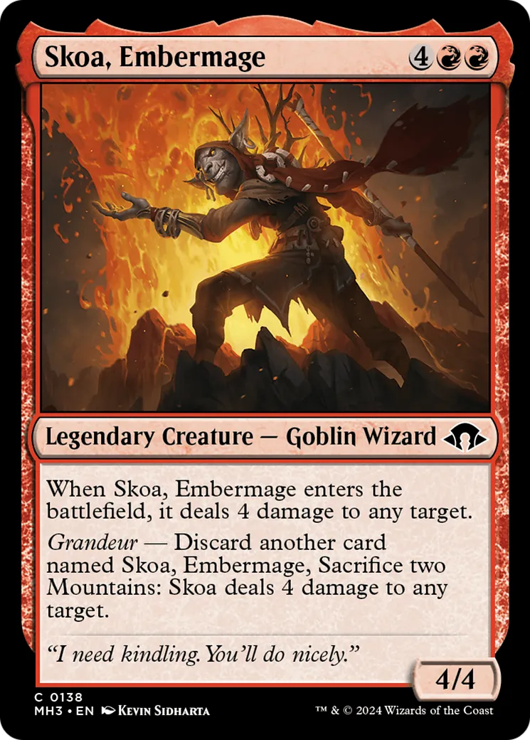 Skoa, Embermage — Modern Horizons 3 — Magic: The Gathering