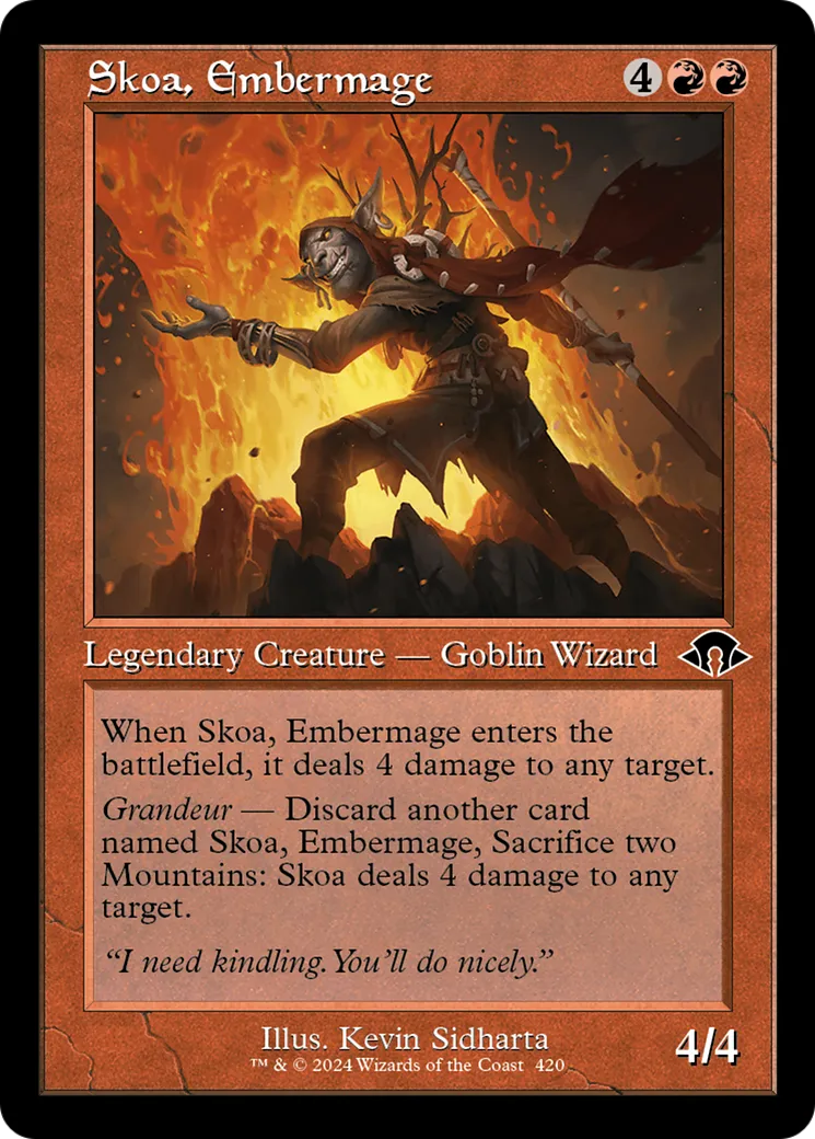 Skoa, brandemage — Modern Horizons 3 — Magic: The Gathering