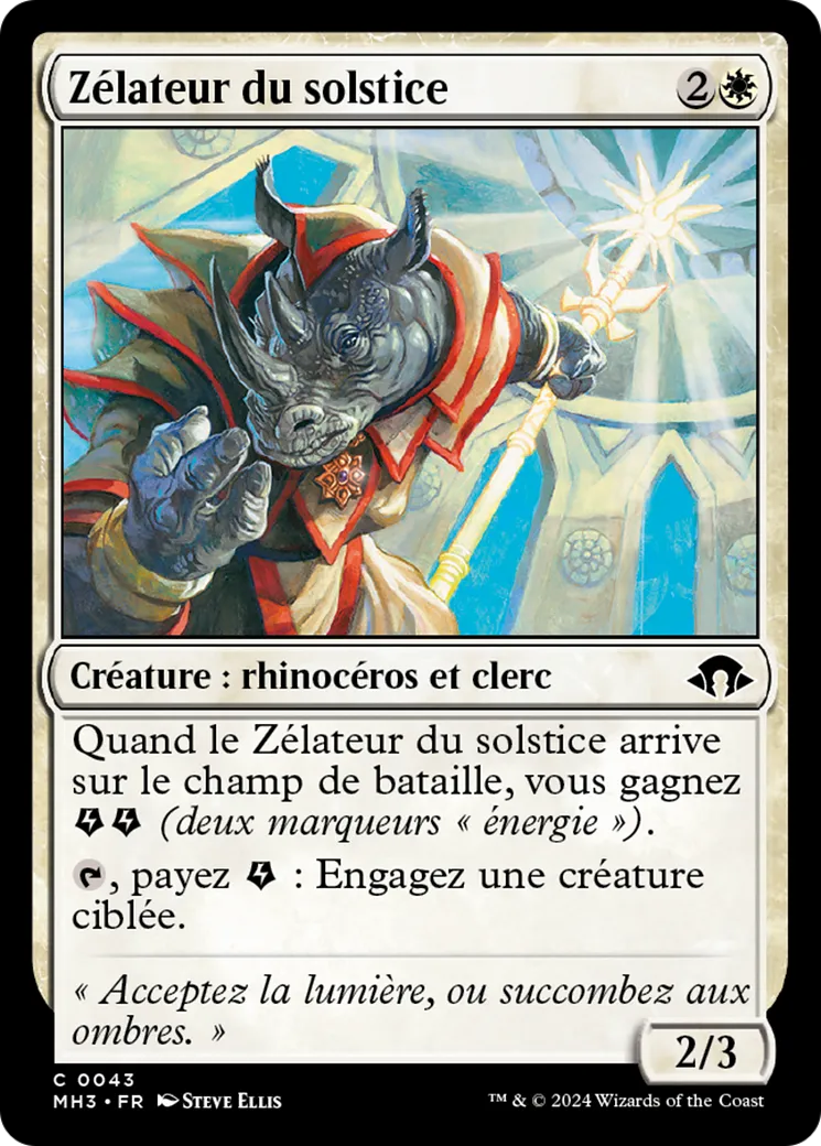 Zélateur du solstice — Modern Horizons 3 — Magic: The Gathering