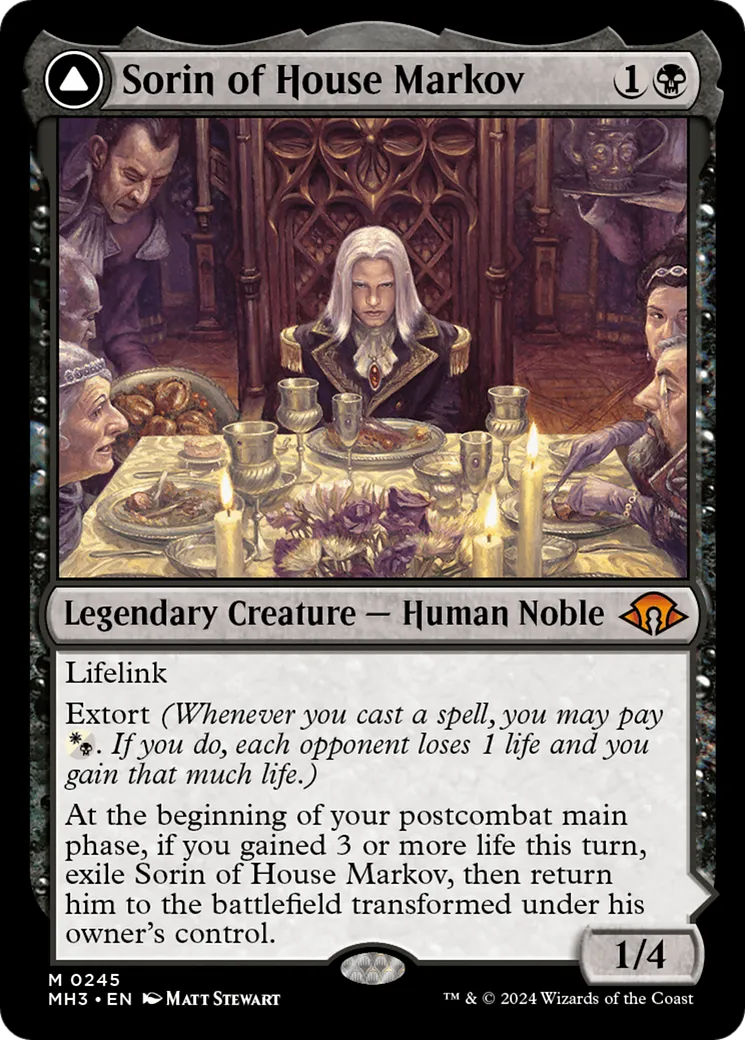 Sorin of House Markov // Sorin, Ravenous Neonate — Modern Horizons 3 — Magic: The Gathering
