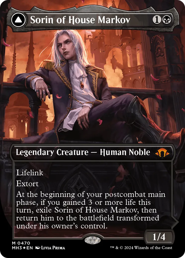 Sorin de la maison Markov // Sorin, nouveau-né vorace — Modern Horizons 3 — Magic: The Gathering