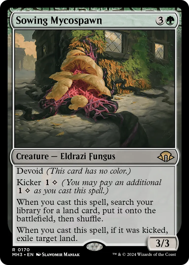 Sowing Mycospawn — Modern Horizons 3 — Magic: The Gathering