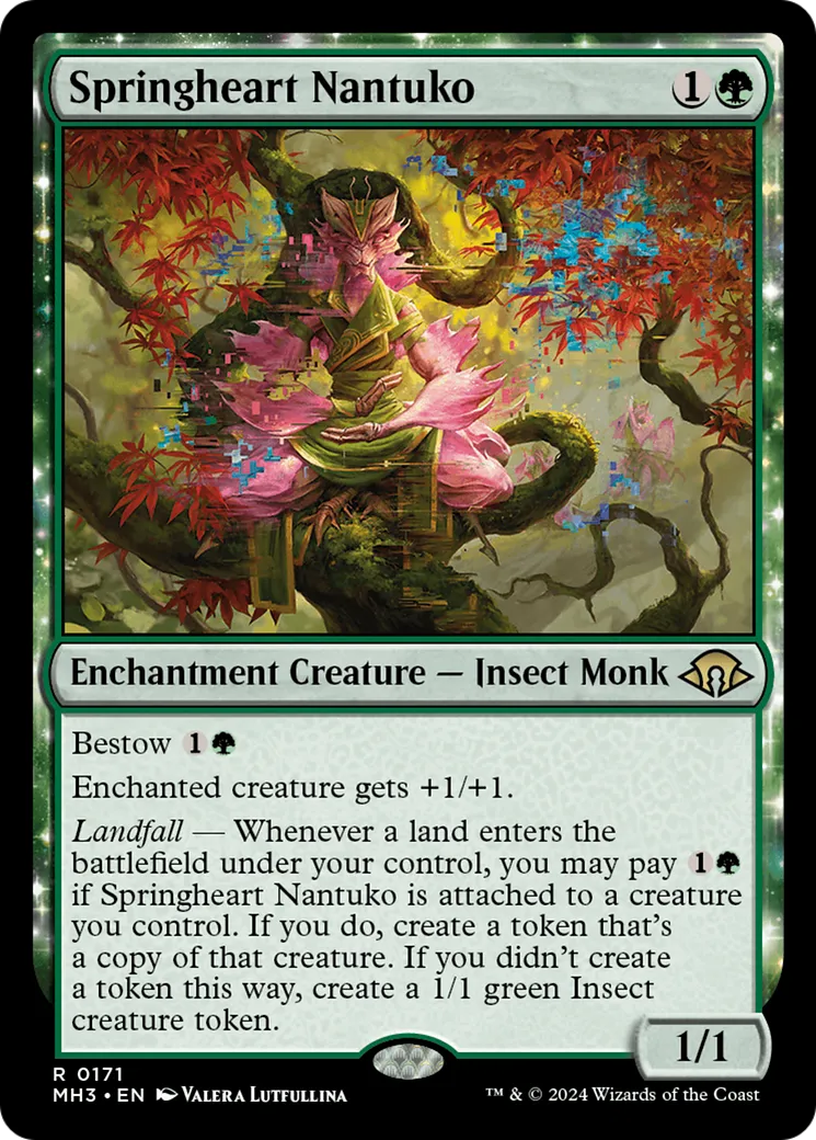 Springheart Nantuko — Modern Horizons 3 — Magic: The Gathering