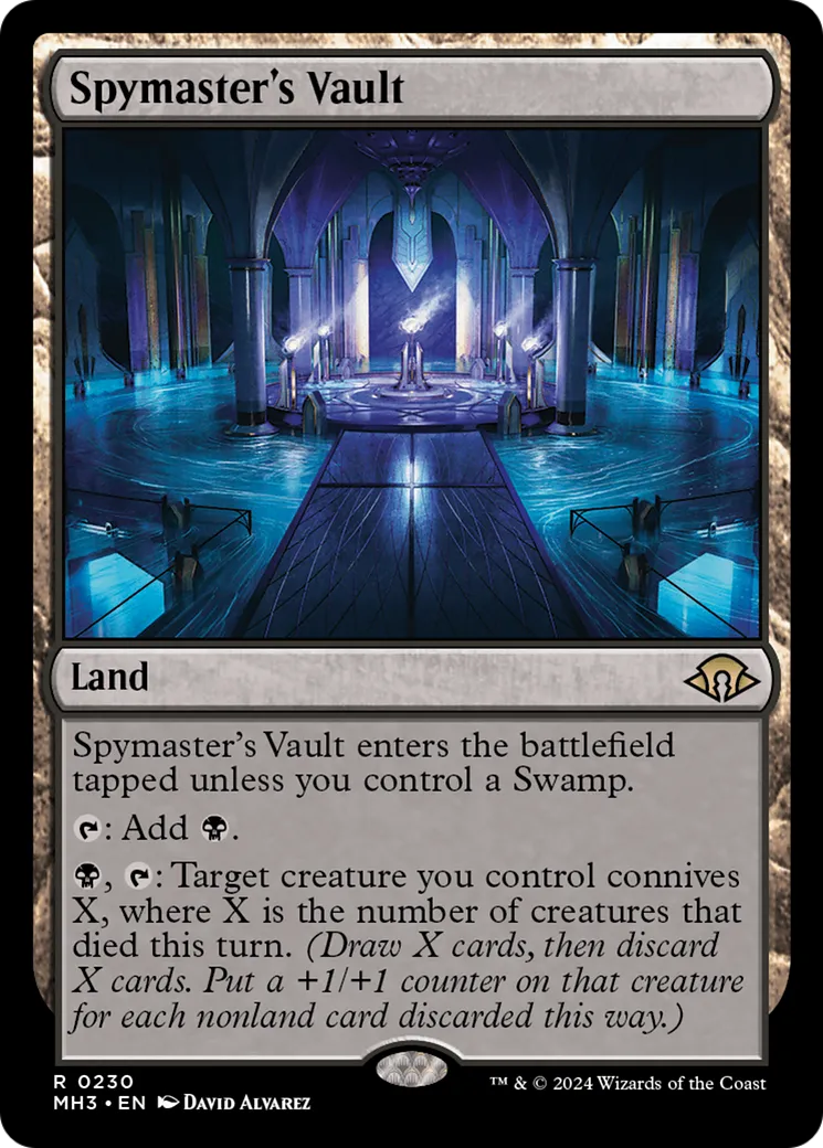 Spymaster's Vault from Modern Horizons 3 - Magic: The Gathering