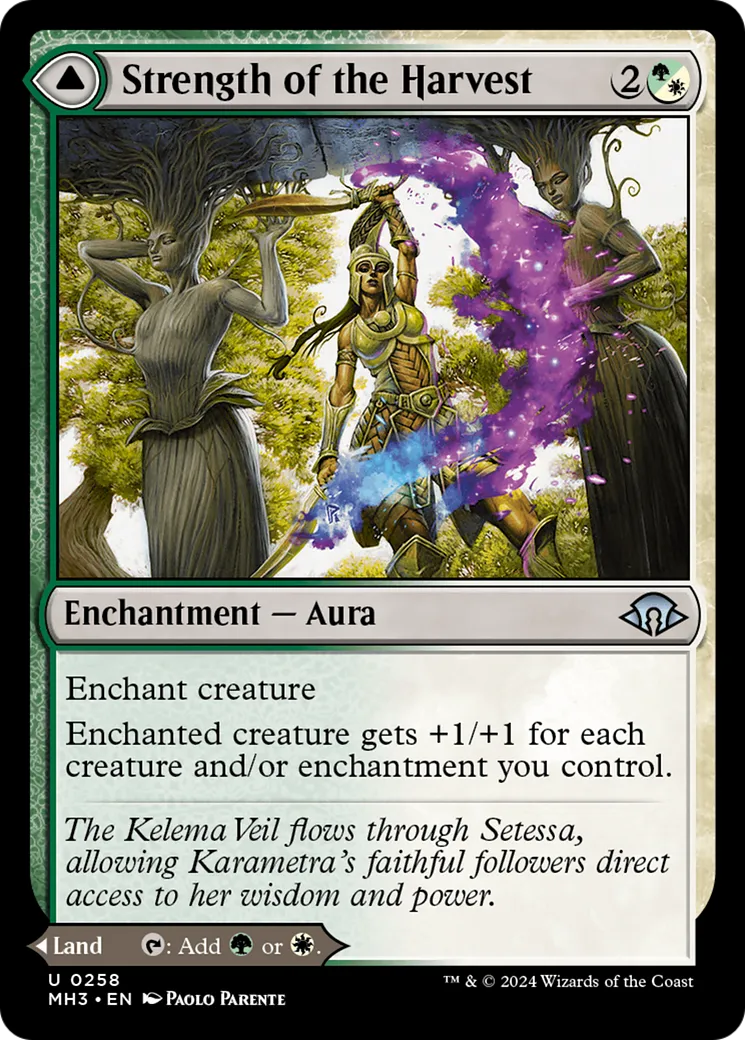 Strength of the Harvest // Haven of the Harvest — Modern Horizons 3 — Magic: The Gathering