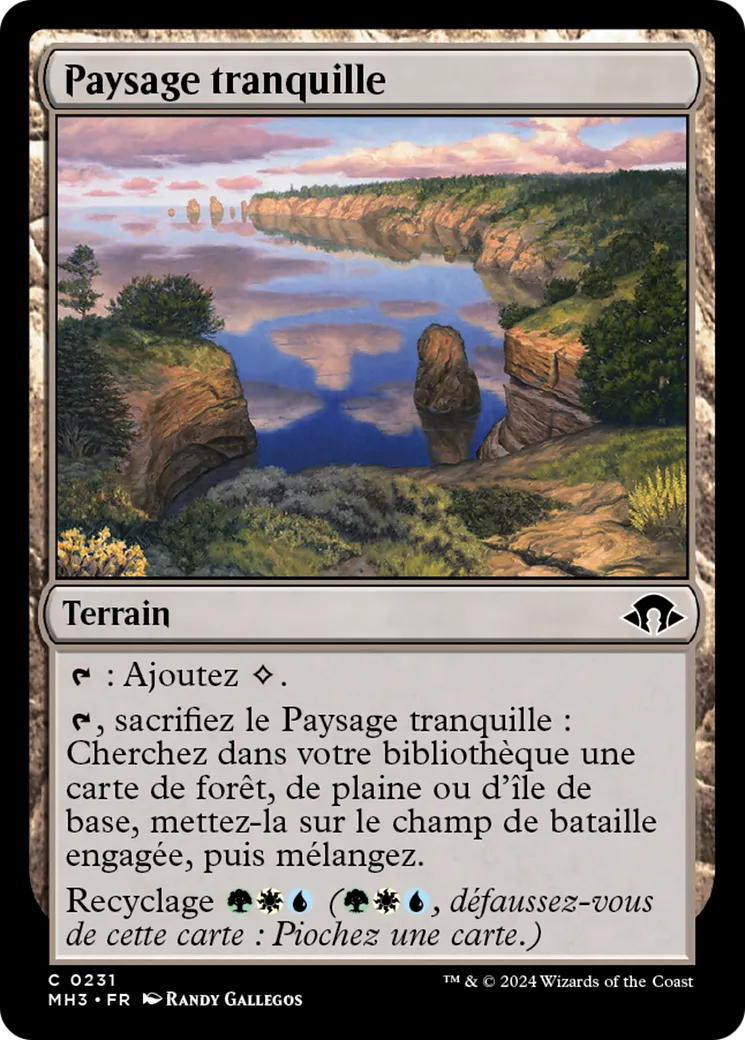 Paysage tranquille — Modern Horizons 3 — Magic: The Gathering