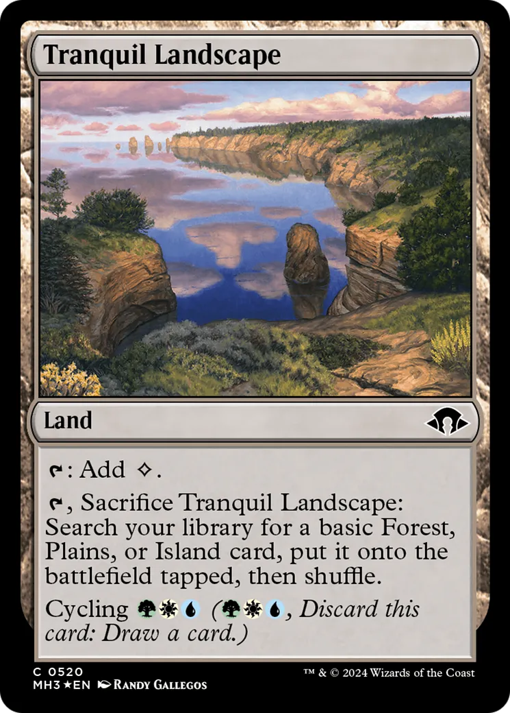 Paysage tranquille — Modern Horizons 3 — Magic: The Gathering