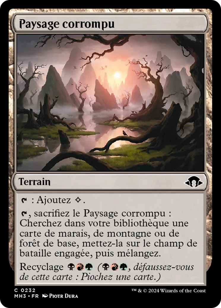 Paysage corrompu — Modern Horizons 3 — Magic: The Gathering