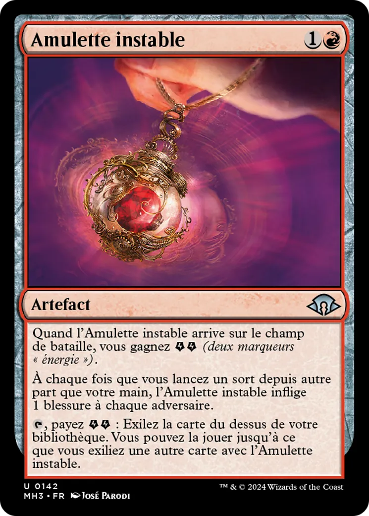 Amulette instable — Modern Horizons 3 — Magic: The Gathering