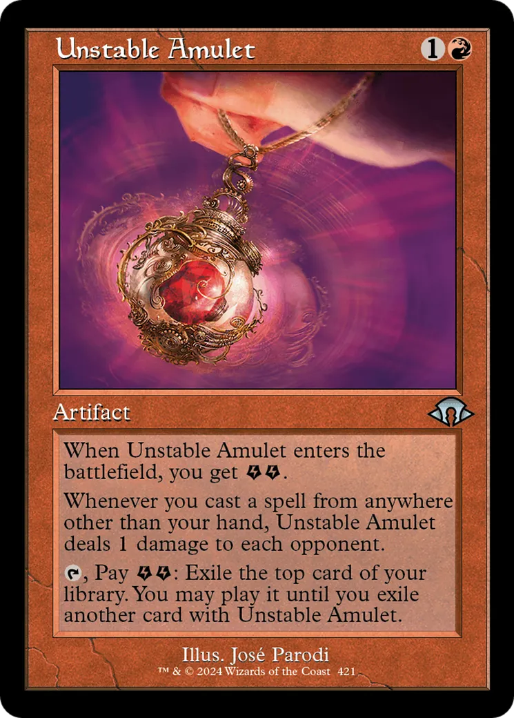 Unstable Amulet — Modern Horizons 3 — Magic: The Gathering
