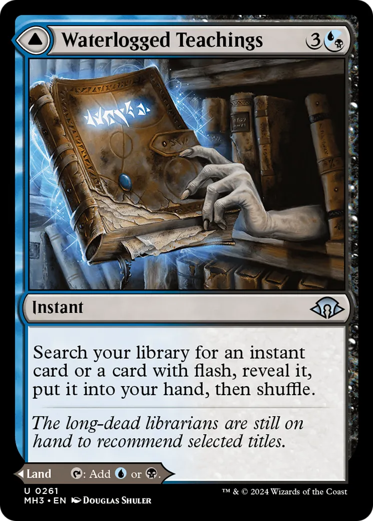 Waterlogged Teachings // Inundated Archive — Modern Horizons 3 — Magic: The Gathering