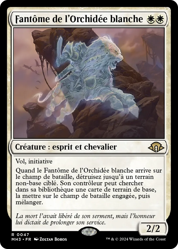 Fantôme de l'Orchidée blanche — Modern Horizons 3 — Magic: The Gathering