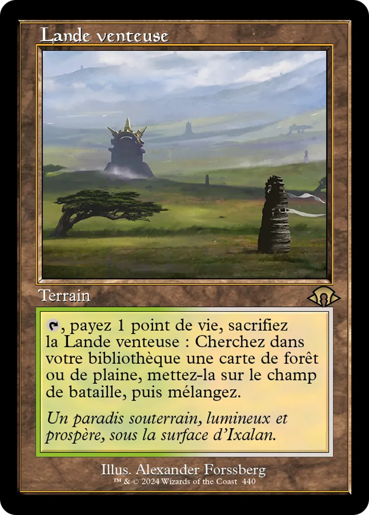 Lande venteuse — Modern Horizons 3 — Magic: The Gathering