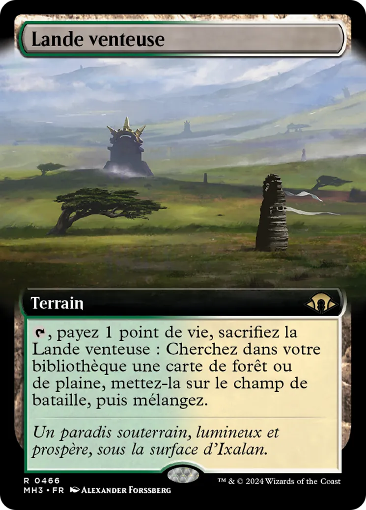 Lande venteuse — Modern Horizons 3 — Magic: The Gathering