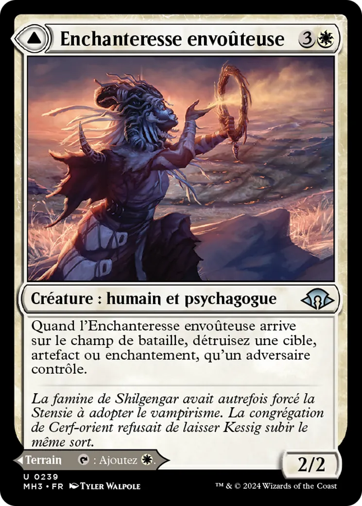 Enchanteresse envoûteuse // Prairie bénie par les envoûteuses — Modern Horizons 3 — Magic: The Gathering