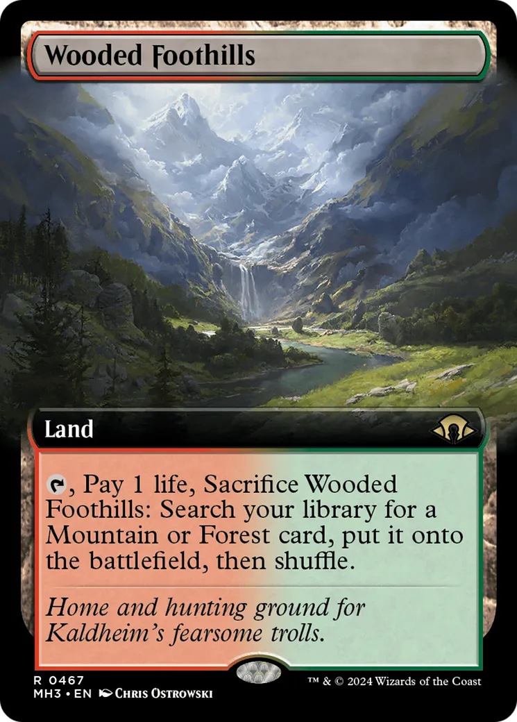 Wooded Foothills — Modern Horizons 3 — Magic: The Gathering