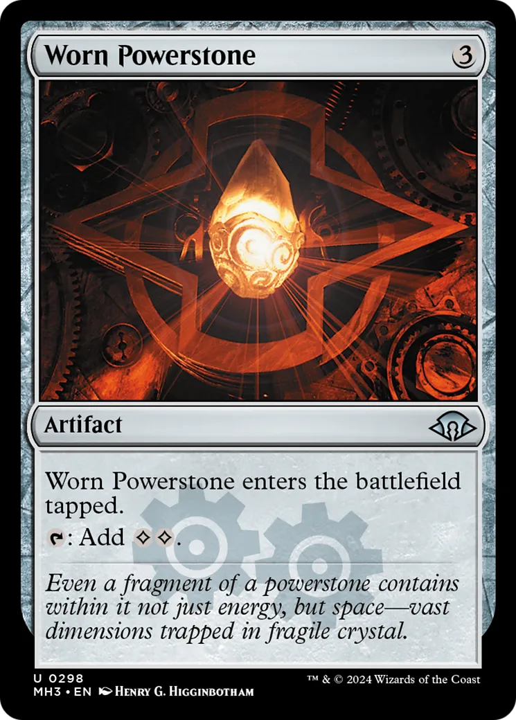 Worn Powerstone — Modern Horizons 3 — Magic: The Gathering