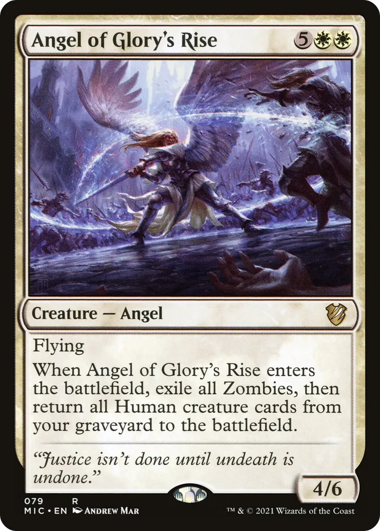 Ange de la gloire triomphante — Midnight Hunt Commander — Magic: The Gathering