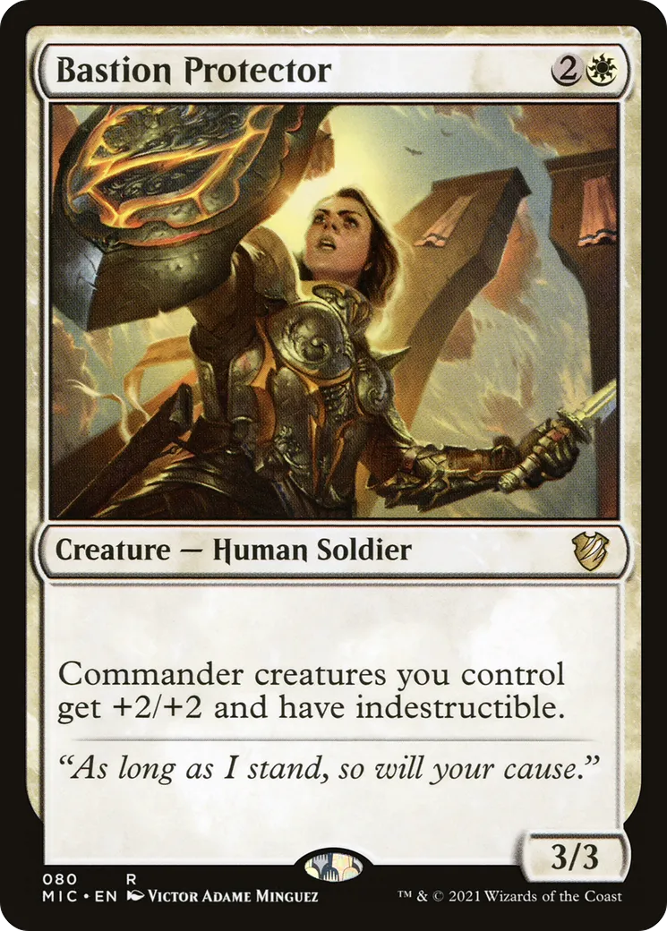 Protectrice du bastion — Midnight Hunt Commander — Magic: The Gathering