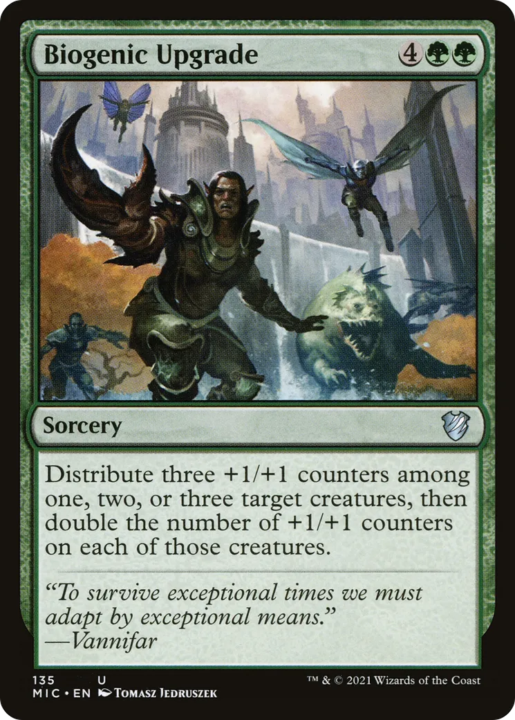 Biogenic Upgrade — Midnight Hunt Commander — Magic: The Gathering
