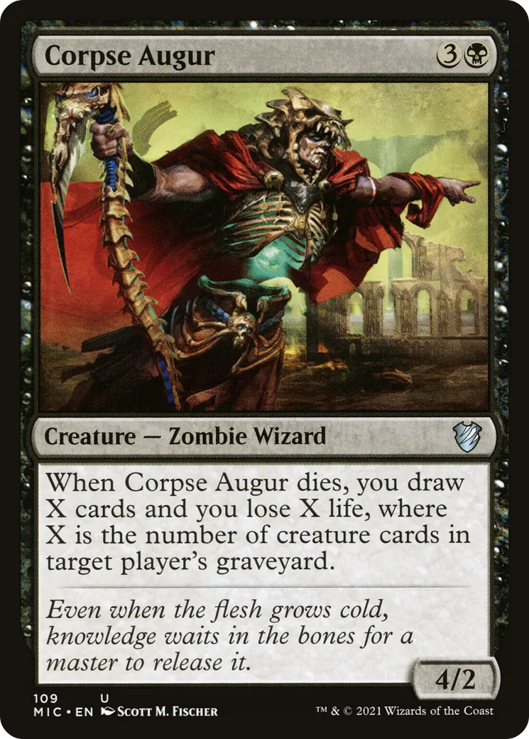 Augure des cadavres — Midnight Hunt Commander — Magic: The Gathering