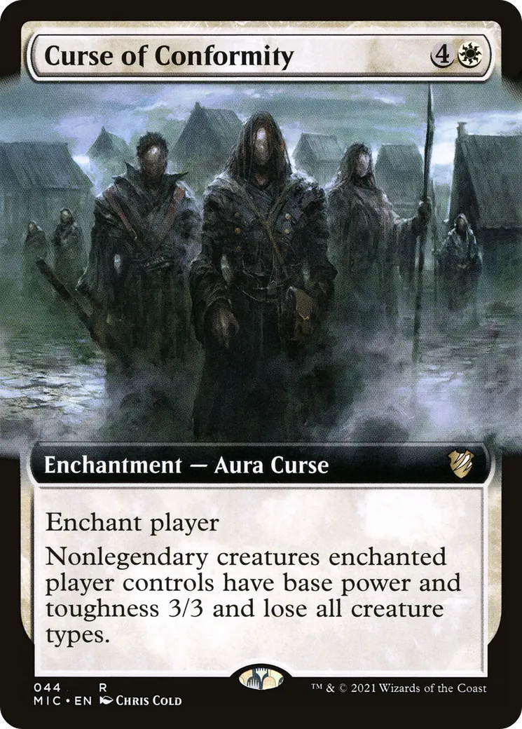 Malédiction de conformité — Midnight Hunt Commander — Magic: The Gathering