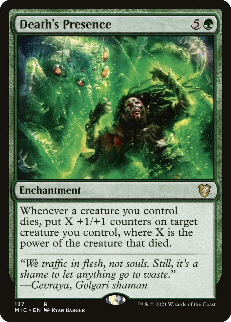 Death's Presence — Midnight Hunt Commander — Magic: The Gathering