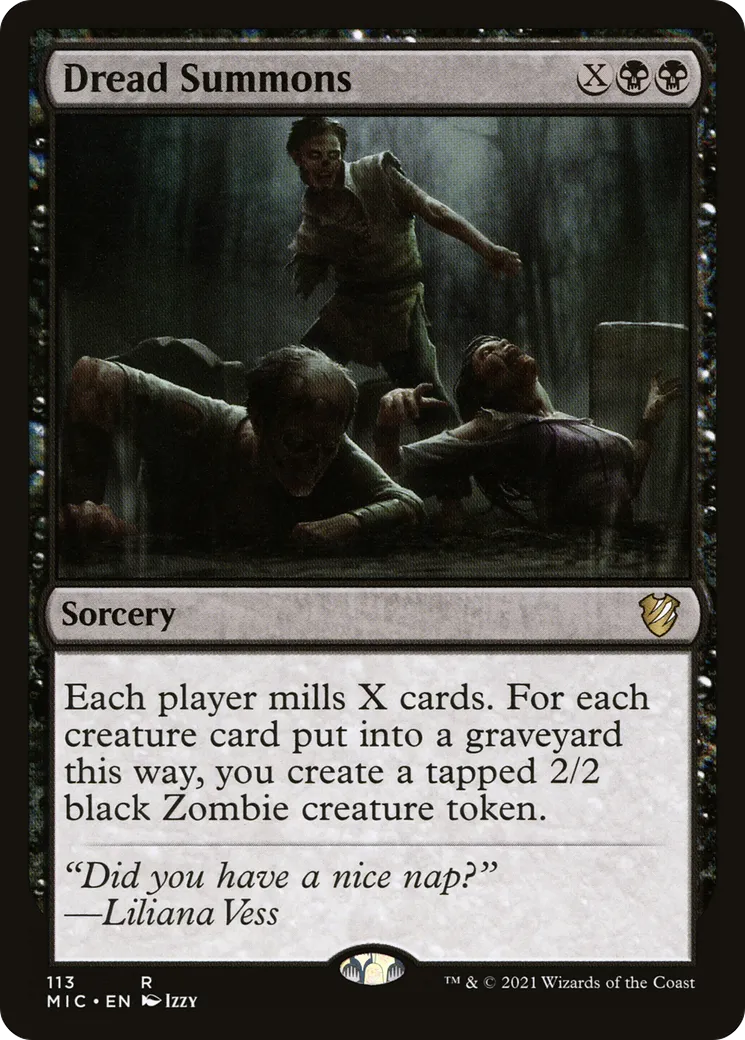 Dread Summons — Midnight Hunt Commander — Magic: The Gathering