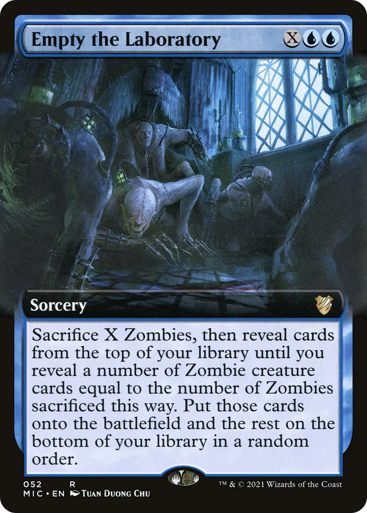 Empty the Laboratory — Midnight Hunt Commander — Magic: The Gathering