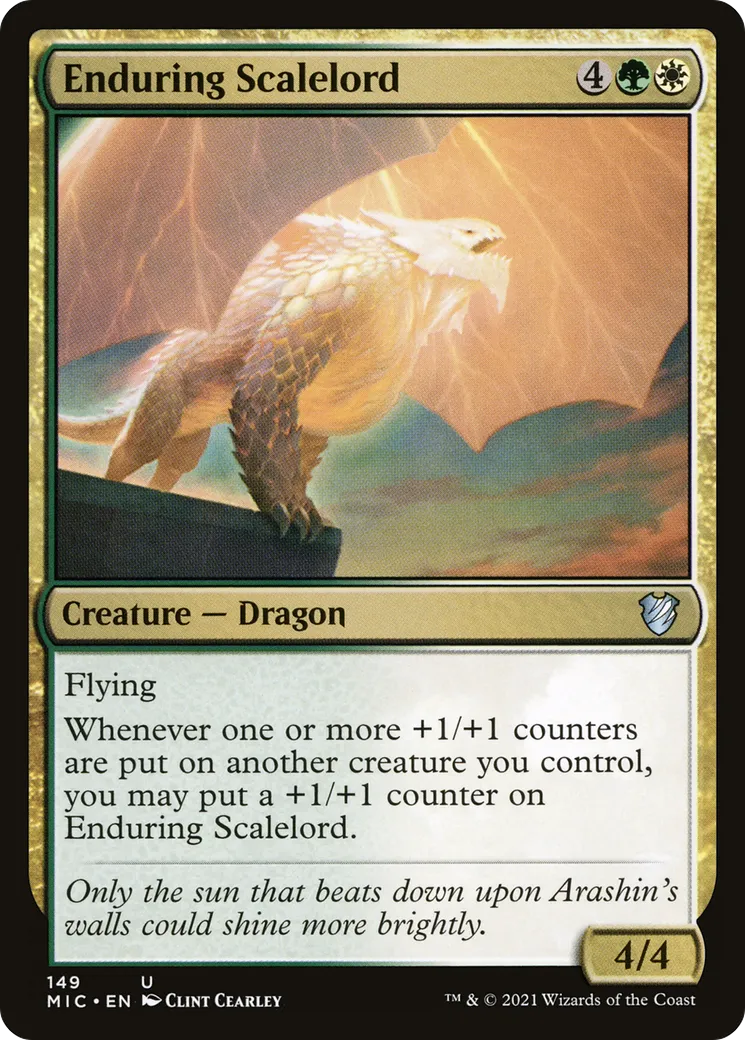 Seigneur squameux perpétuel — Midnight Hunt Commander — Magic: The Gathering