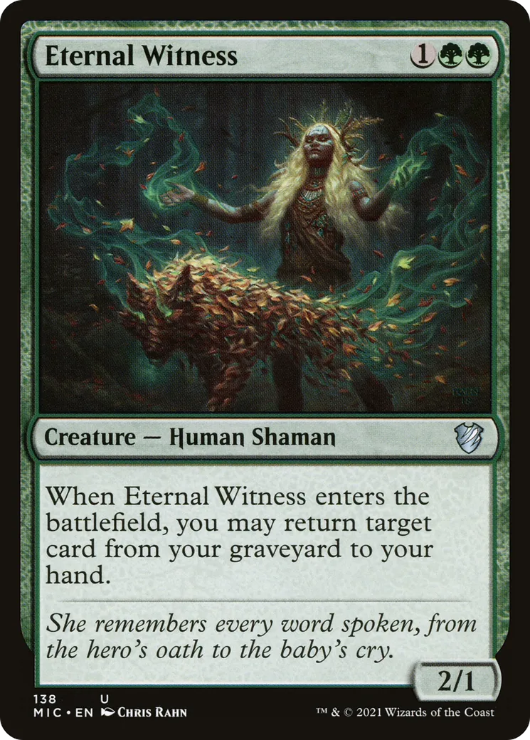Eternal Witness — Midnight Hunt Commander — Magic: The Gathering