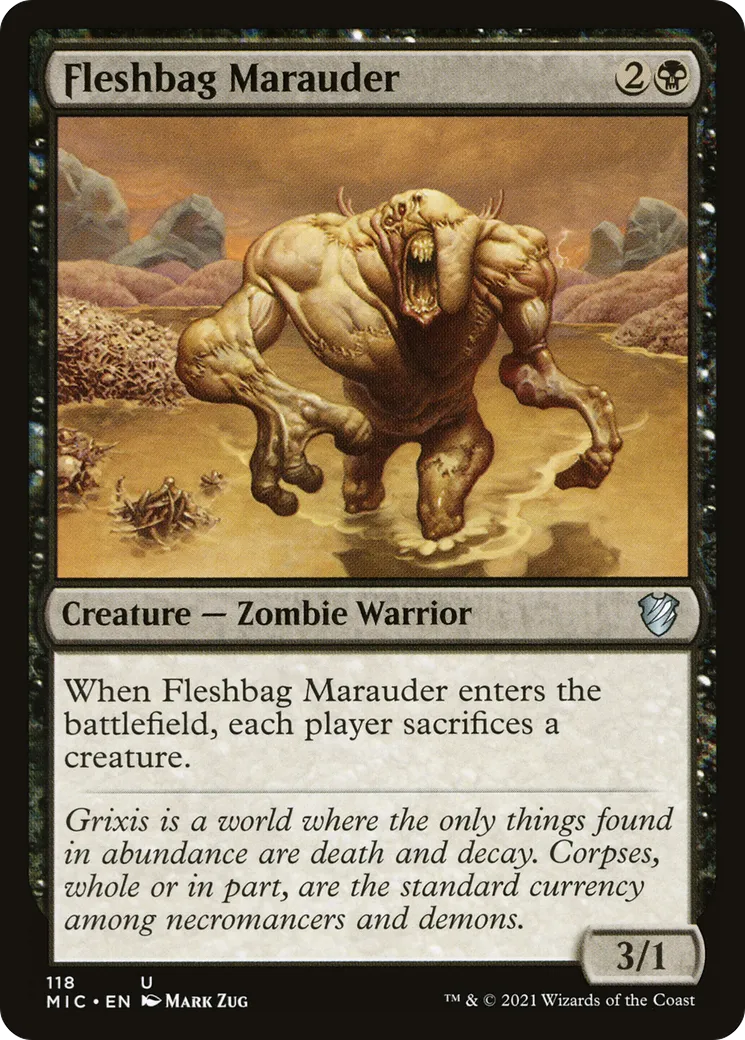 Maraudeur sacpeau — Midnight Hunt Commander — Magic: The Gathering