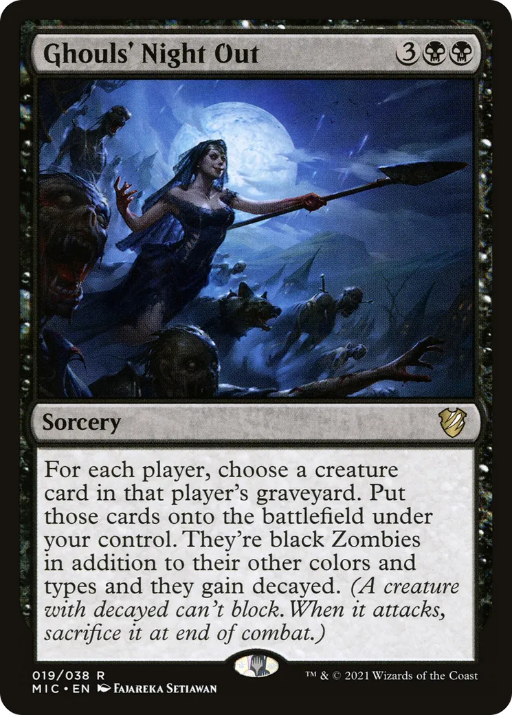 Soirée pour les goules — Midnight Hunt Commander — Magic: The Gathering