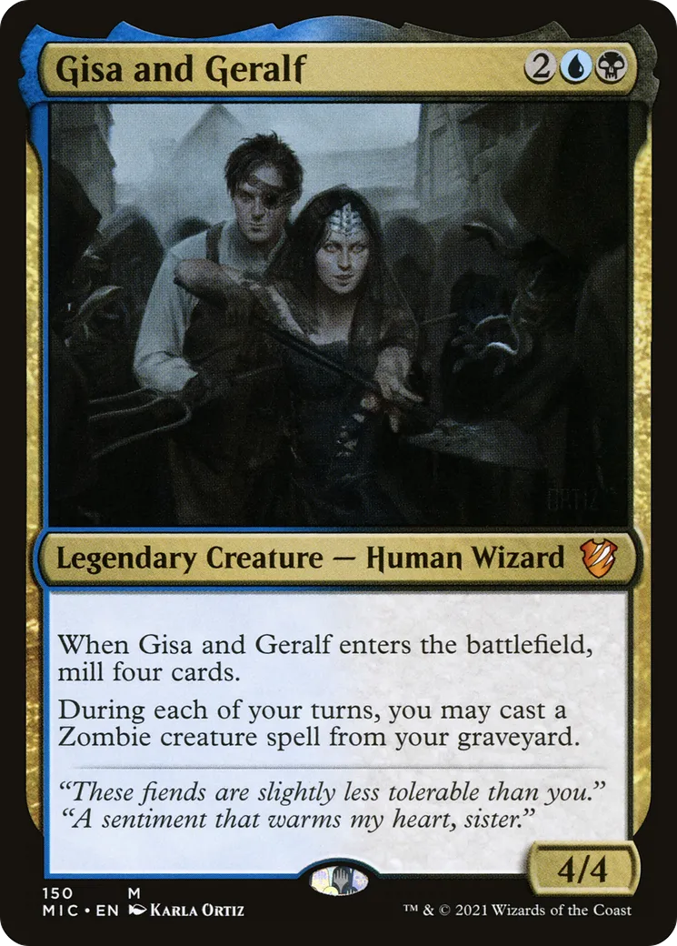 Gisa and Geralf — Midnight Hunt Commander — Magic: The Gathering