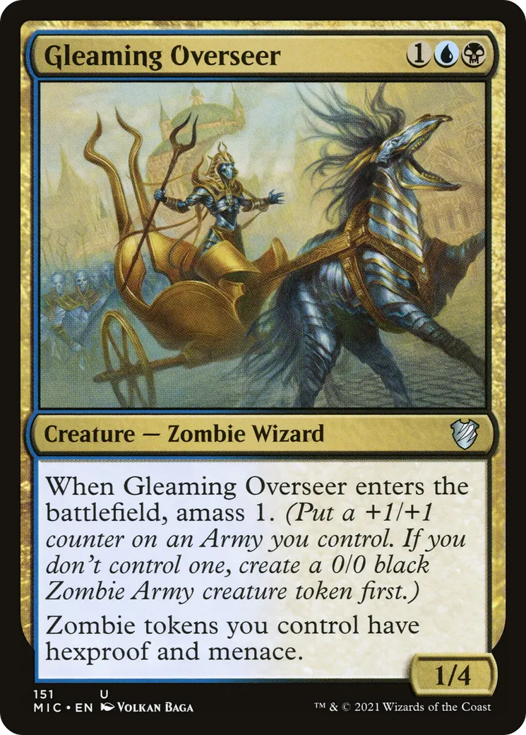 Gleaming Overseer — Midnight Hunt Commander — Magic: The Gathering