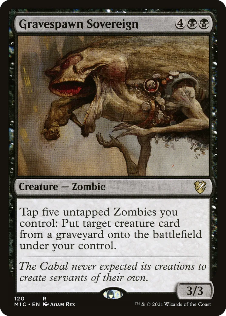 Souverain scionotaphe — Midnight Hunt Commander — Magic: The Gathering
