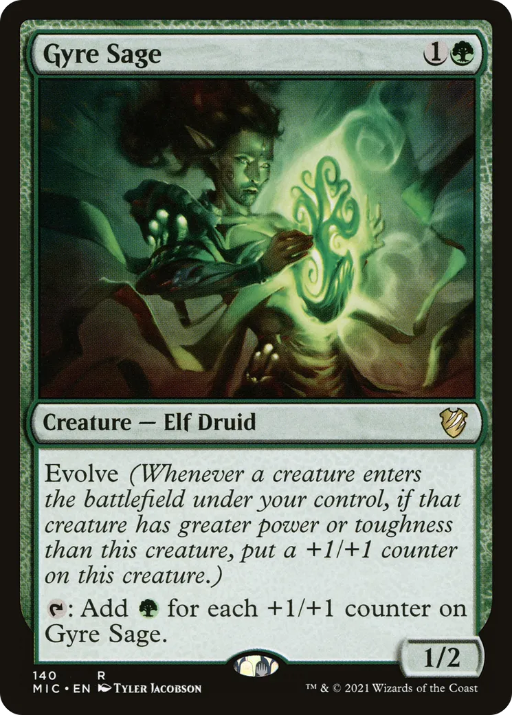Sage de la spirale — Midnight Hunt Commander — Magic: The Gathering