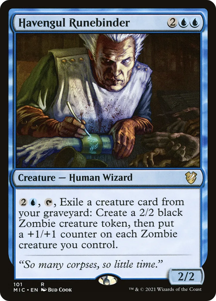 Entraveur de runes de Havengul — Midnight Hunt Commander — Magic: The Gathering
