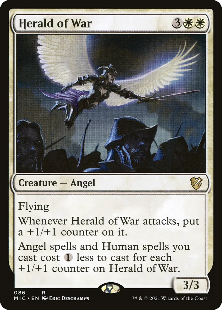 Herald of War — Midnight Hunt Commander — Magic: The Gathering