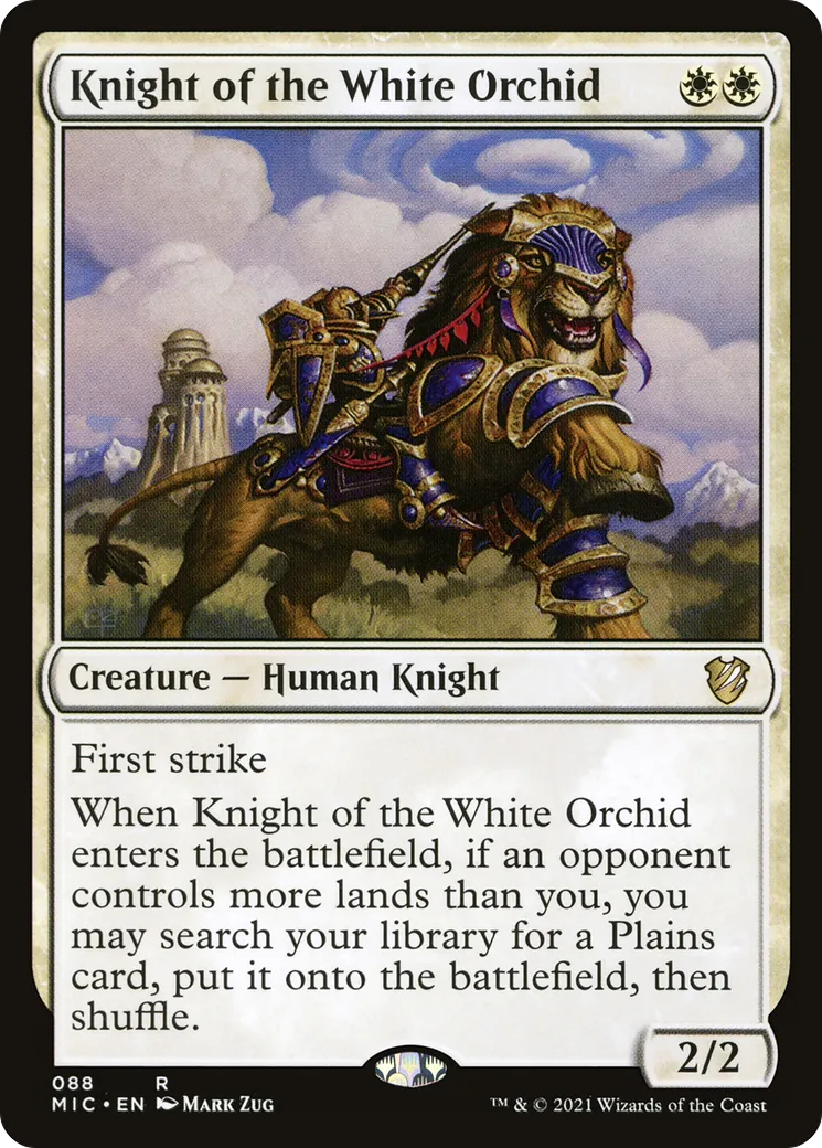 Chevalier de l'Orchidée blanche — Midnight Hunt Commander — Magic: The Gathering