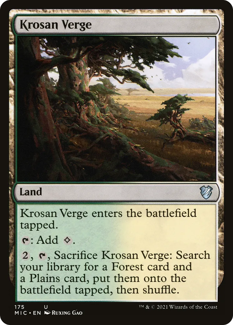 Orée de la Krosia — Midnight Hunt Commander — Magic: The Gathering