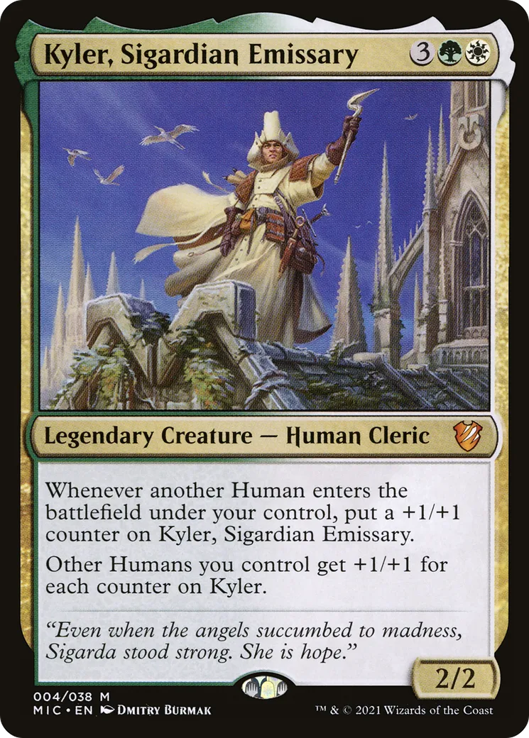 Kyler, Sigardian Emissary — Midnight Hunt Commander — Magic: The Gathering