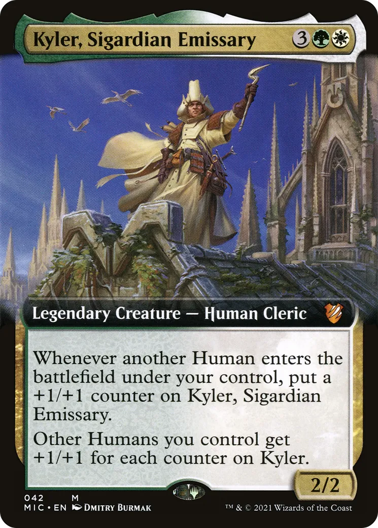 Kyler, émissaire sigardien — Midnight Hunt Commander — Magic: The Gathering