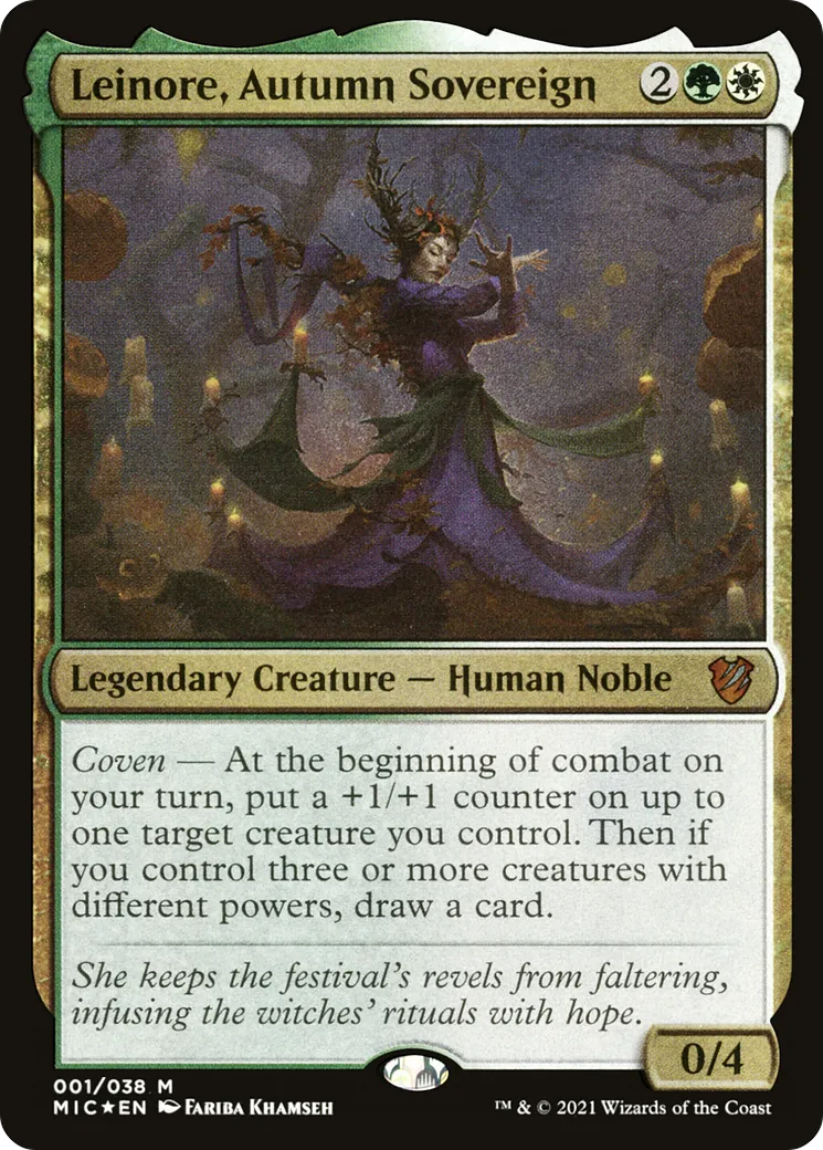 Leinore, Autumn Sovereign — Midnight Hunt Commander — Magic: The Gathering