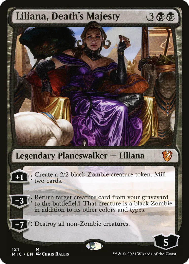 Liliana, Death's Majesty — Midnight Hunt Commander — Magic: The Gathering